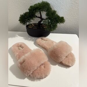 UGG Blush Fluffy Slippers